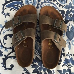 Suede Birkenstocks