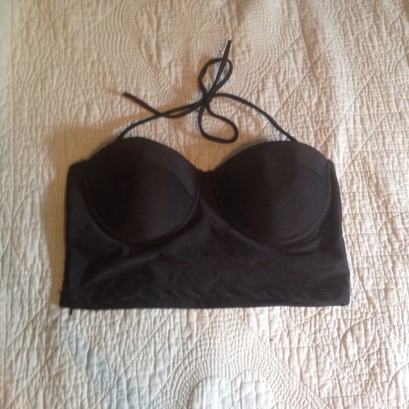 Black bikini top