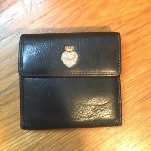 Juicy Couture black leather wallet