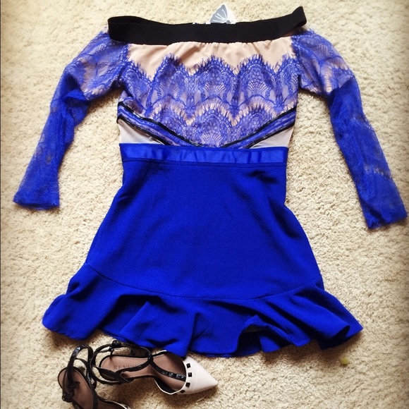 New Year Eve- Contemporary Off shoulder lace dress