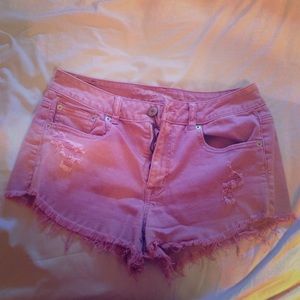 Pink shorts from AE size 8