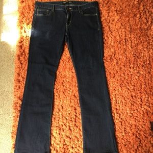 NWOT! Express Barely Boot Blue Jeans 12/Long