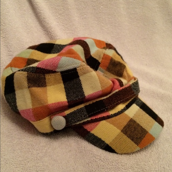 Multi-Colored checkerboard hat
