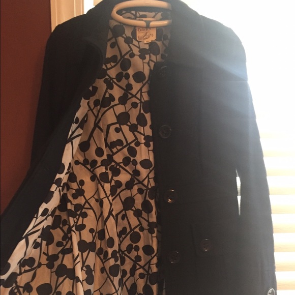 Navy long jacket - Picture 2 of 2