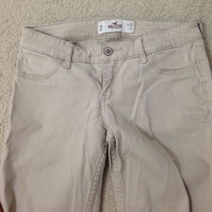 Hollister super skinny khaki jeans