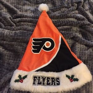 Official NHL Philadelphia Flyers Santa Hat