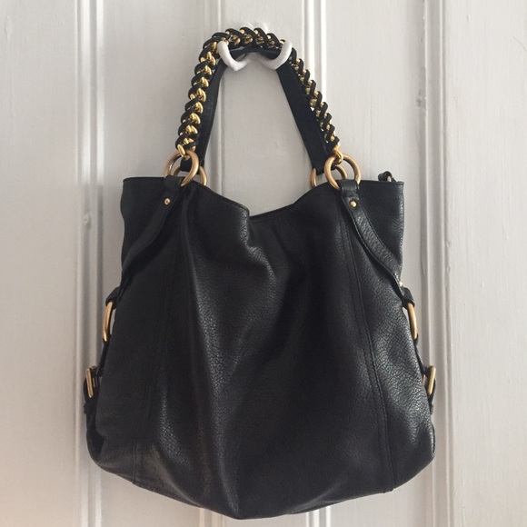 Michael Kors soft leather black purse.