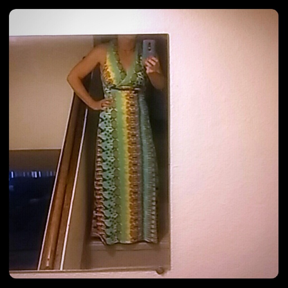 Strappy Cotton Bright Color Dress