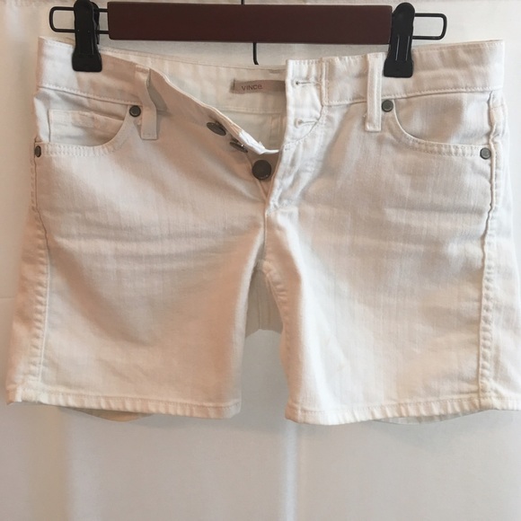 Vince White Bermuda Shorts