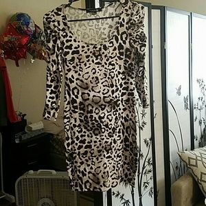 Cheetah print dress from F21