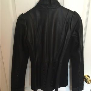 Yigal Azrouel lamb skin moto jacket