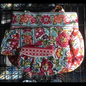Vera Bradley Morgan and Wallet in Hope Garden