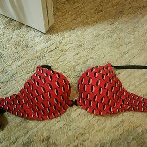Victoria secret bra red penguin