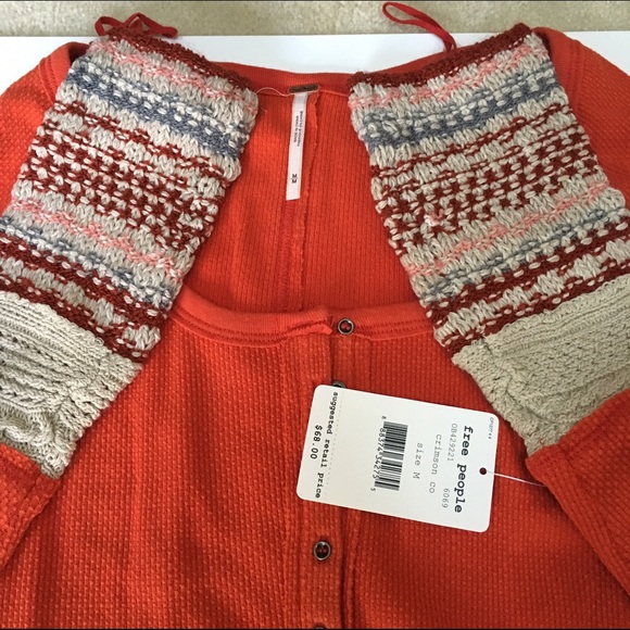 FINAL PRICE-NWT Free People thermal Ski Lodge cuff - Picture 3 of 4