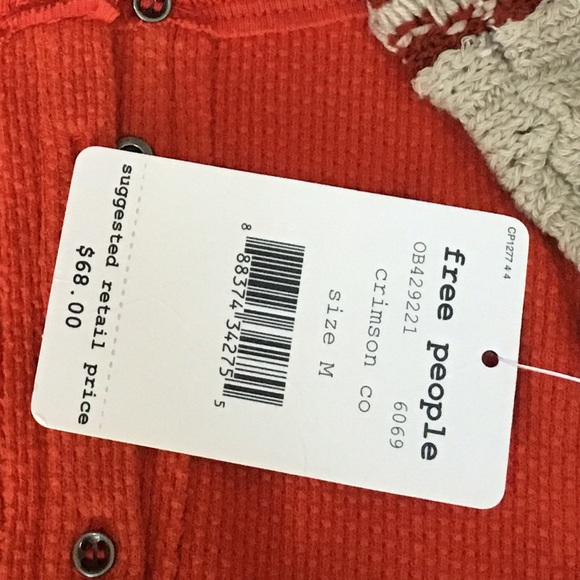 FINAL PRICE-NWT Free People thermal Ski Lodge cuff - Picture 4 of 4