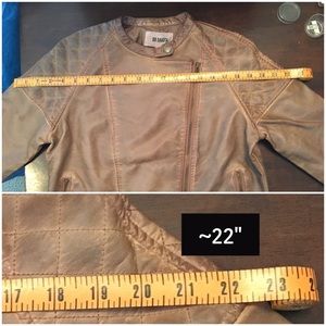 Measurements - BB Dakota Camel Leather Jacket