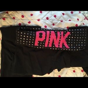 Victoria's Secret pink yoga pants