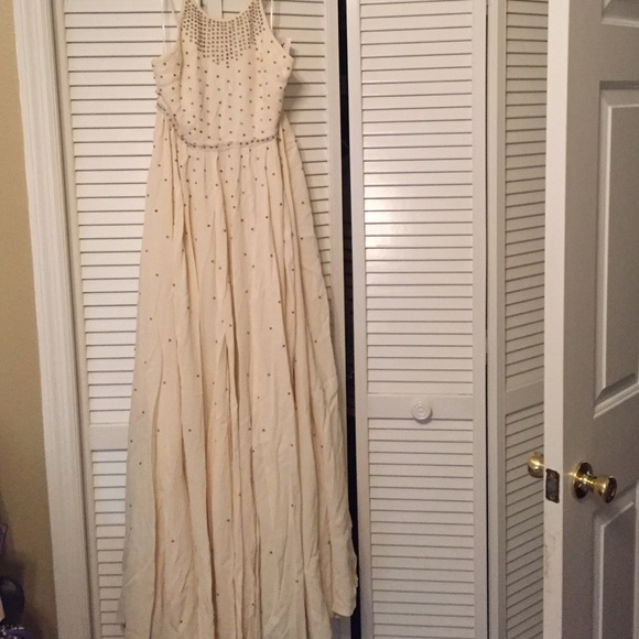 NWT. Beautiful long beaded dress