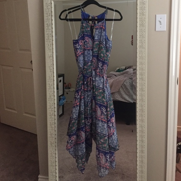 Paisley Hi-Low Dress