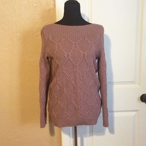 Cable knit winter sweater