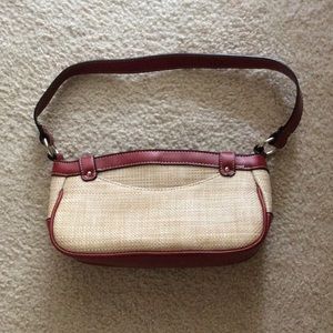 Maroon and Khaki Purse