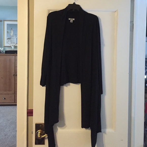 Cotton sweater shawl