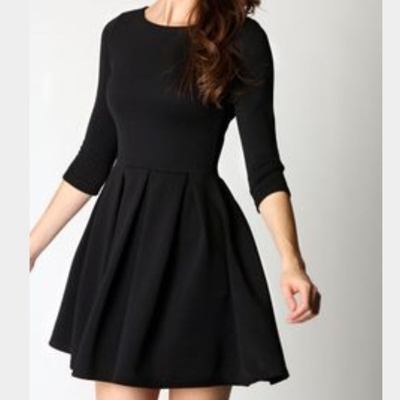 The Limited Black Skater Dress