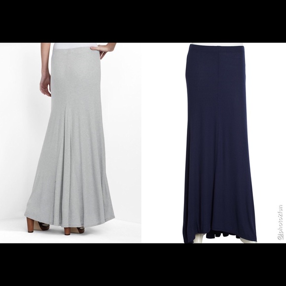Sold - Bcbgmaxazria Sydnee Rib-Knit Maxi Skirt