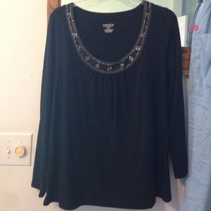 Dressy beaded scooped neckline 22/24 pullover