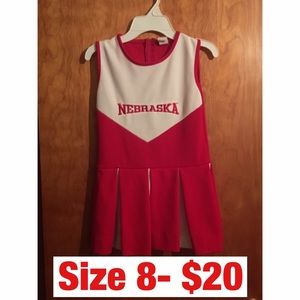 Youth Girls Nebraska Cheerleader Uniform