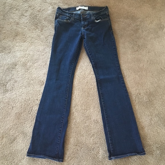 A&F Dark Wash Boot Cut Jeans