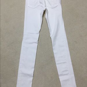 NWOT Rag and Bone white skinny jean 25