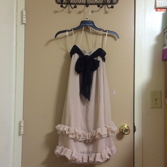 H&M front bow  tied dress size 2