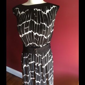 Max & Cleo brushstroke dress SZ S