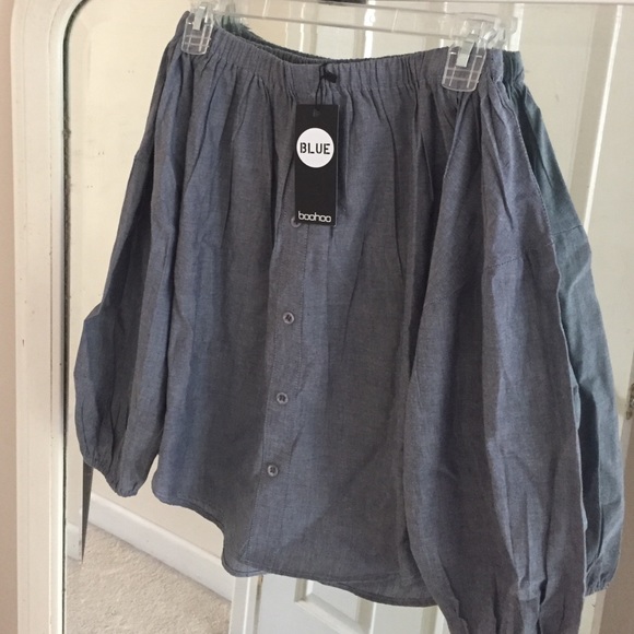 BooHoo Off the Shoulder Top - Picture 3 of 6