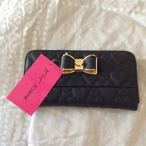 Betsey Johnson Black wallet