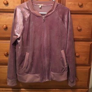 Juicy couture purple glitter jacket