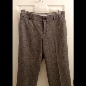 Banana Republic Herringbone wool pants; 0 Short