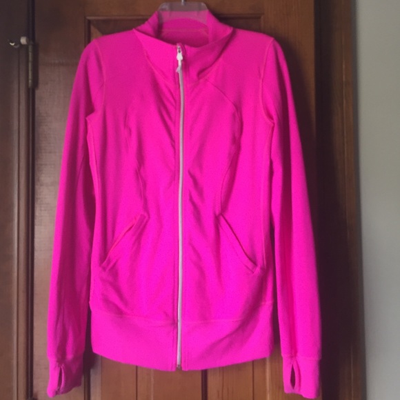 Lululemon Bright Pink Scuba Jacket