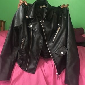 Zara leather jacket