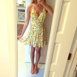 Yellow Floral Sundress