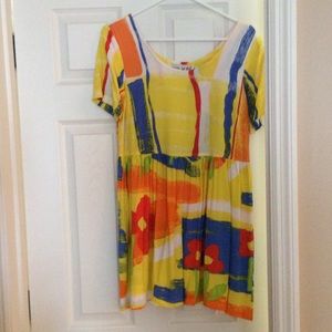 Patterned Flowy Dress