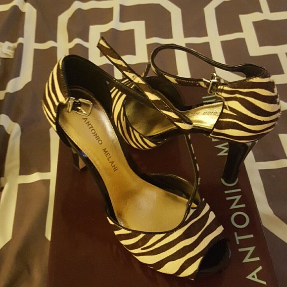 Zebra print sandal