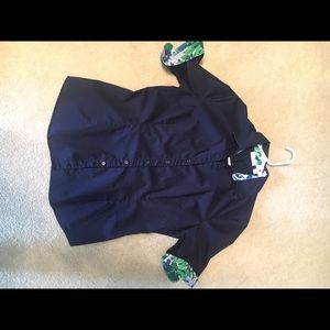 Navy blouse