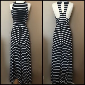 GRACIE Black And White Jumpsuit Size Medium