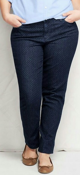 Polka Dot Land's End Jean