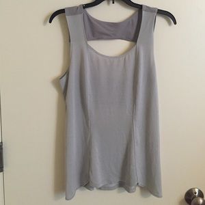 Gray Lululemon Ladder Back Tank