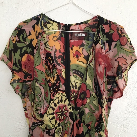 Reformation Thalia Dress in floral