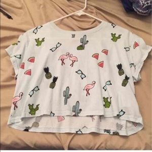 Quirky crop top