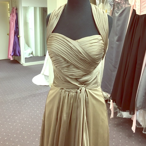 Liquid gold gown